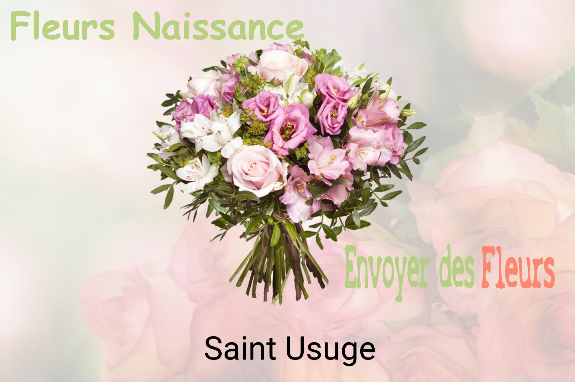Bouquet de fleurs de naissance livré à Saint-Usuge
